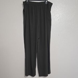 Elegant Dark Olive Green Women's Pants